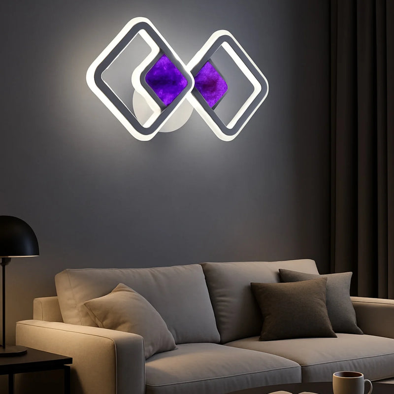 Lustră LED AURELIA 52W cu Telecomandă, 2800–6500K, 220 × 450 mm