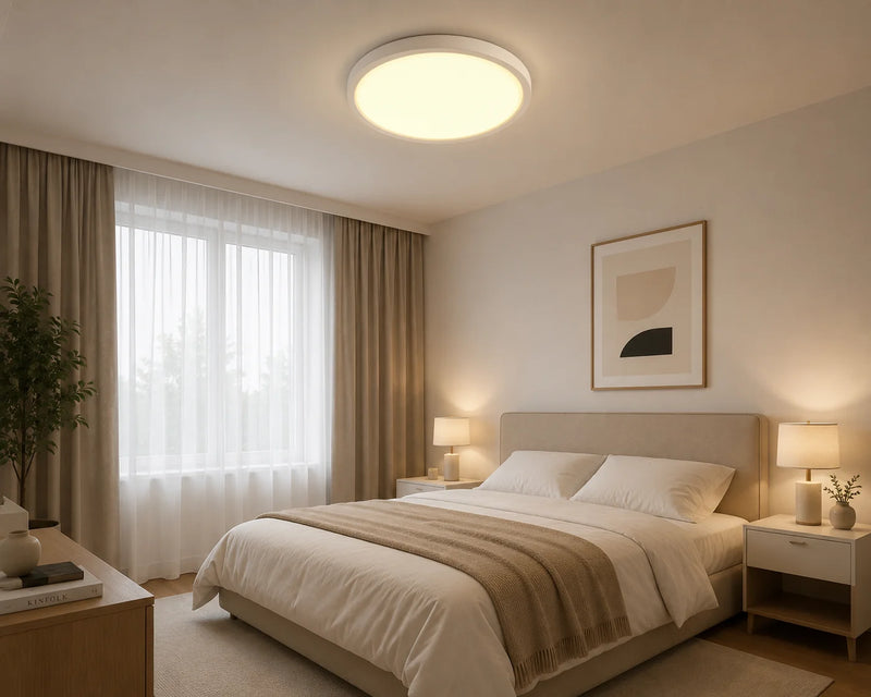 PLAFONIERĂ LED ROTUNDĂ ALBĂ 29W, 3000–6500K