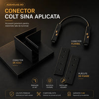 Conector Colt Pentru Sina Aplicata Magnetica - AdeHouse — Iluminat Modern la Preț Bun