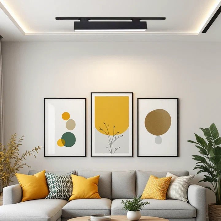Spot LED Sina 25W,60cm,Negru