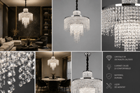 Candelabru Cristal Veniera, 104W, Ø50 cm - AdeHouse — Finisaje și Iluminat Premium.