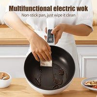 Tigaie Electrica Inteligenta 4L, 26 cm, Multifunctionala cu Panou Control, Invelis Antiaderent si Functii Gatit Rapid