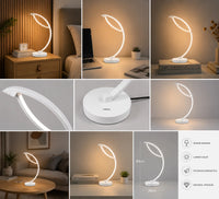 Veioza LED Nova White- 3 Tonuri de Lumină