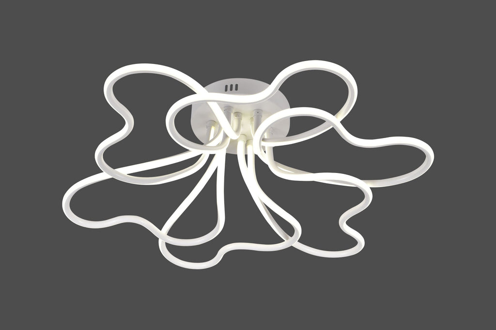 Lustră LED cu Telecomandă Nolwenn 240W, Ø72 cm, Lumină Caldă/Neutră/Rece