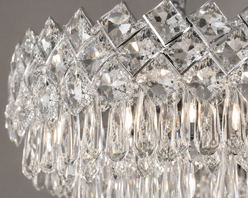 Candelabru Cristal Feronia, Ø40 cm