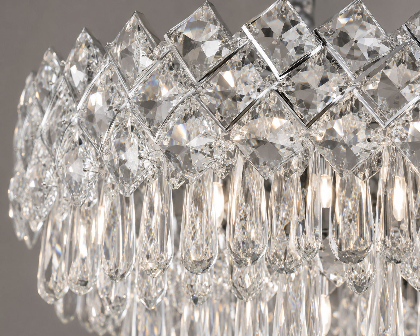 Candelabru Cristal Feronia, Ø40 cm