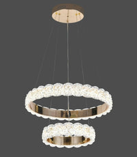 Pendul LED cu Telecomandă Hildegund 168W, Lumină Caldă/Neutră/Rece - AdeHouse — Finisaje și Iluminat Premium.