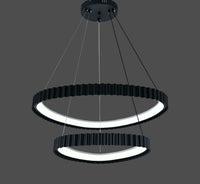 Pendul LED cu Telecomandă Fioralie 132W, Ø63 cm, Lumină Caldă/Neutră/Rece, Negru - AdeHouse — Finisaje și Iluminat Premium.