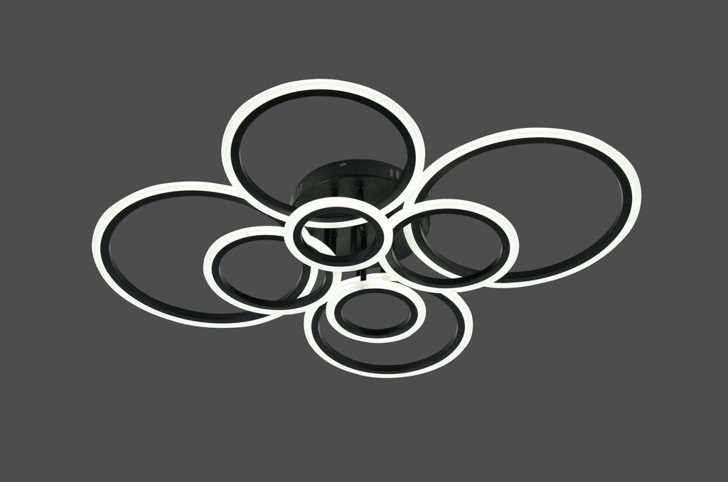 Lustră LED cu Telecomandă Liberata, 180W, Lumină Caldă/Neutră/Rece - AdeHouse — Finisaje și Iluminat Premium.