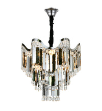Candelabru Cristal Domitia, 60W, Crom - AdeHouse — Finisaje și Iluminat Premium.