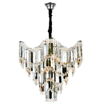 Candelabru Cristal Fedra, 60W, Crom - AdeHouse — Finisaje și Iluminat Premium.