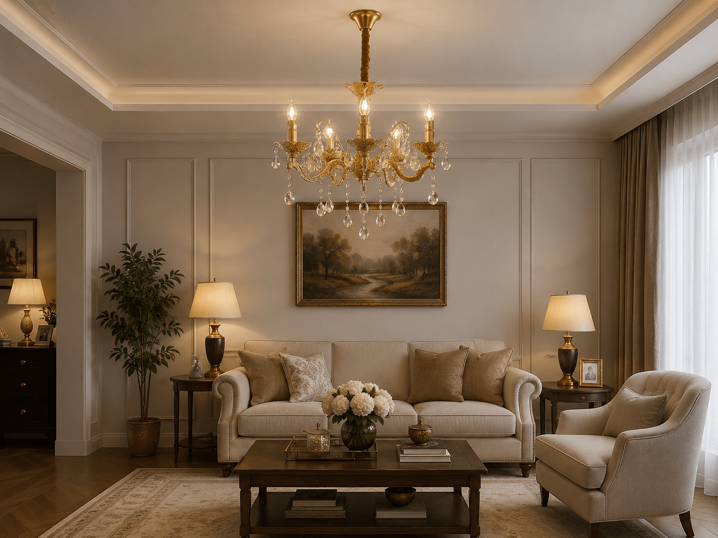 Candelabru Deodata, 60W, Auriu - AdeHouse — Finisaje și Iluminat Premium.