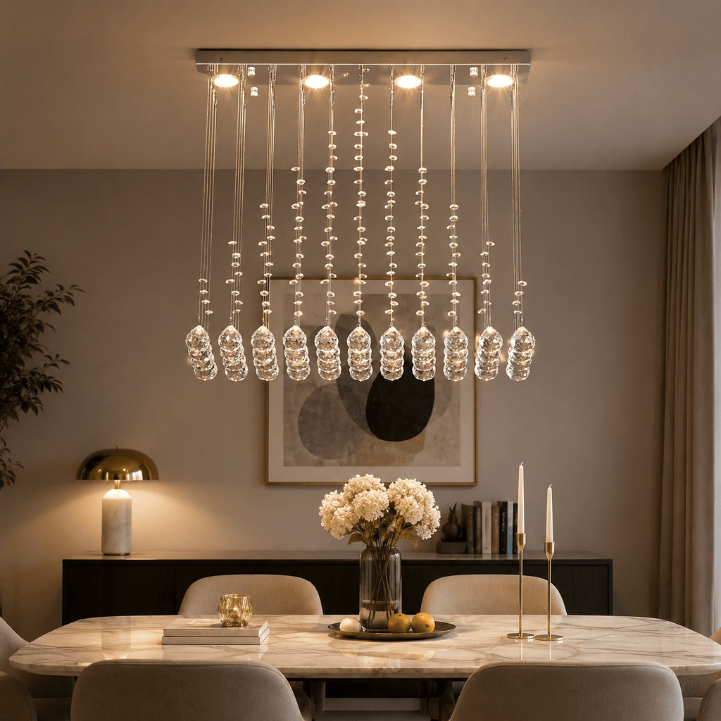 Candelabru Cristal Desideria, 20W - AdeHouse — Finisaje și Iluminat Premium.