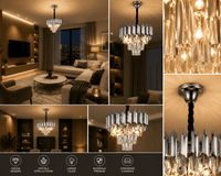 Candelabru Cristal Adalira, Design Modern - AdeHouse — Finisaje și Iluminat Premium.