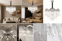 Candelabru Modestina, 60W, Crom - AdeHouse — Finisaje și Iluminat Premium.