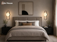 Aplica LED Halo Noir, 1X E14 - AdeHouse — Iluminat Modern la Preț Bun