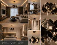 Candelabru Lorenza, 60W, Crom - AdeHouse — Finisaje și Iluminat Premium.