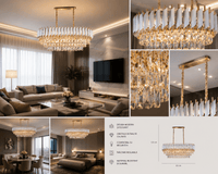 Candelabru Cristal Leonarda, 60W - AdeHouse — Finisaje și Iluminat Premium.