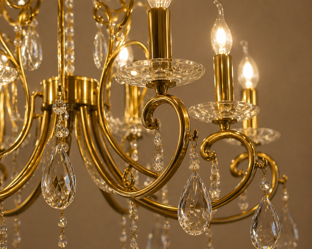 Candelabru Cristal Talvera, Design Elegant