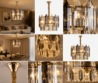 Candelabru Nyssa, Auriu - AdeHouse — Finisaje și Iluminat Premium.