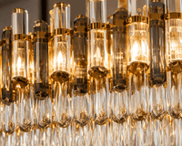 Candelabru Cristal Odalys 60W, Ø80 cm - AdeHouse — Finisaje și Iluminat Premium.