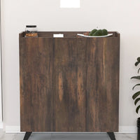 Dulap multifunctional cu 3 usi, Design scandinav modern 103.5 x 90 x 30cm