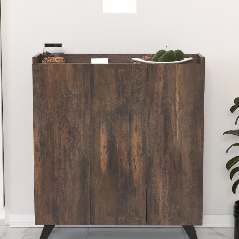 Dulap multifunctional cu 3 usi, Design scandinav modern 103.5 x 90 x 30cm
