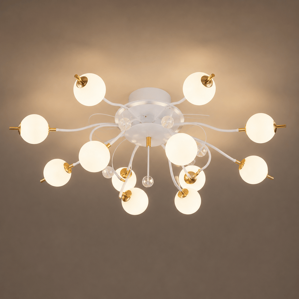 Lustră LED cu Telecomandă Diamante, 192W - AdeHouse — Finisaje și Iluminat Premium.