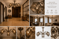 Candelabru Giralda, Ø64 cm, cu Telecomandă, Dimabil - AdeHouse — Finisaje și Iluminat Premium.