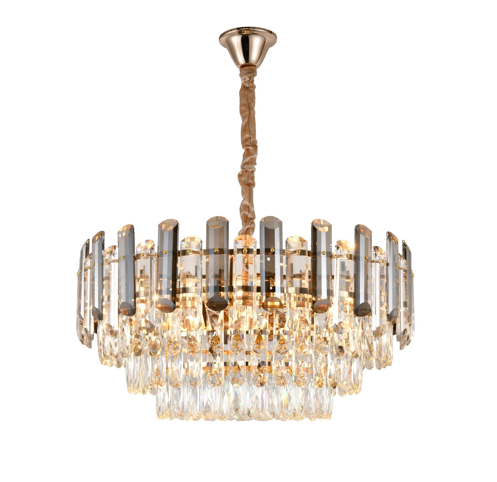 Candelabru Cristal Valdina, 60W - AdeHouse — Finisaje și Iluminat Premium.