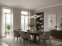 Pendul LED cu Telecomandă Fiorenza II 002W, Lumină Caldă/Neutră/Rece, Dimabil - AdeHouse — Finisaje și Iluminat Premium.