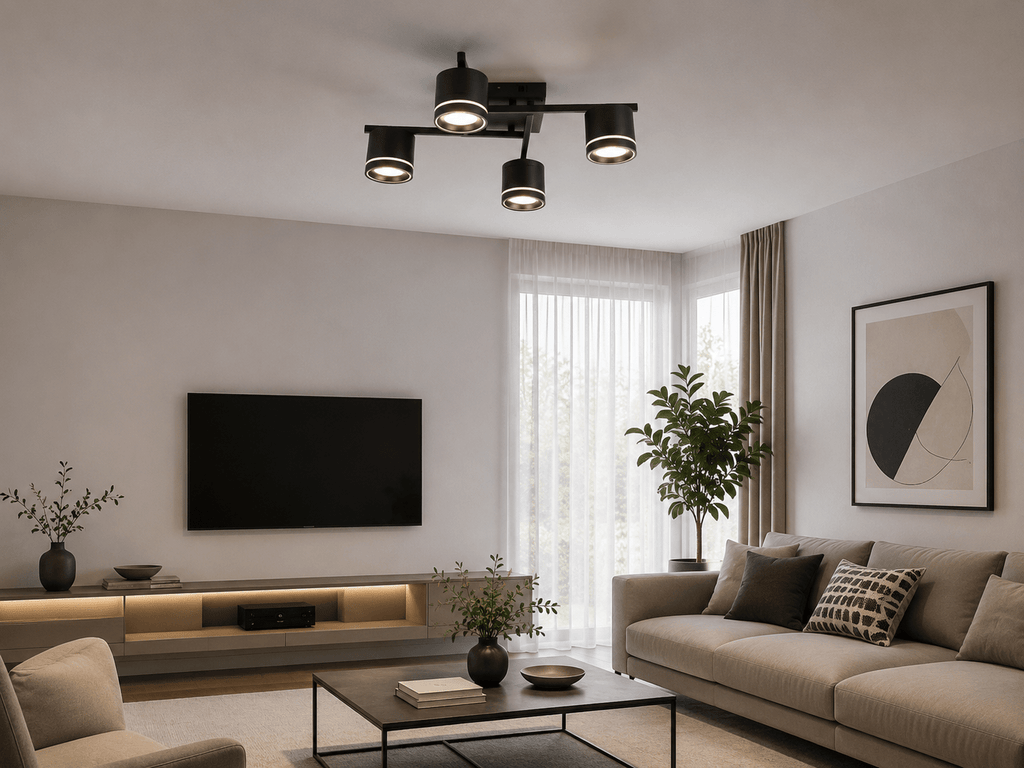 Lustră LED cu Telecomandă Callista, Lumină Caldă/Neutră/Rece - AdeHouse — Finisaje și Iluminat Premium.