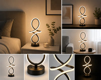 Veioza LED Sculpturală Infinity Noir, 46W