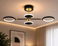 Lustră LED cu Telecomandă Verena 30W, Lumină Caldă/Neutră/Rece, Dimabilă - AdeHouse — Finisaje și Iluminat Premium.