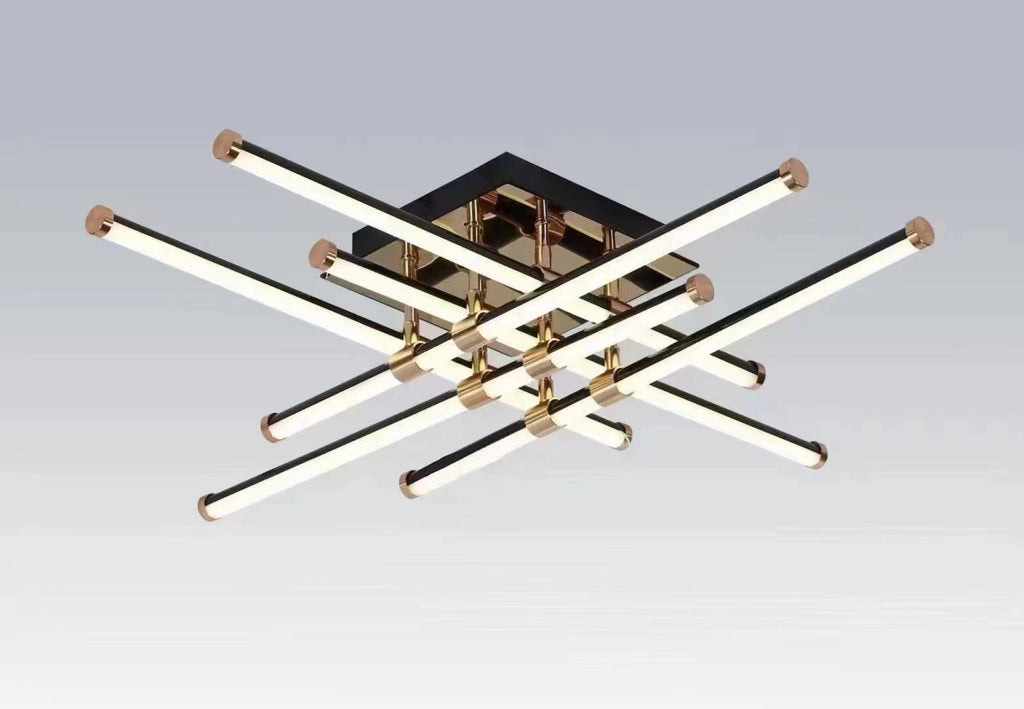 Lustră LED cu Telecomandă Perpetua 224W, Lumină Caldă/Neutră/Rece, Dimabilă