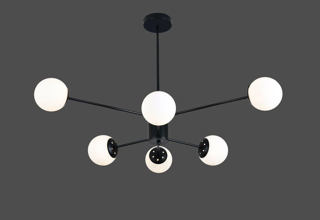 Pendul LED cu Telecomandă Giuditta, 48W, Lumină Caldă/Neutră/Rece, Negru/Alb - AdeHouse — Finisaje și Iluminat Premium.