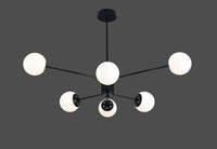 Pendul LED cu Telecomandă Giuditta, 48W, Lumină Caldă/Neutră/Rece, Negru/Alb - AdeHouse — Finisaje și Iluminat Premium.