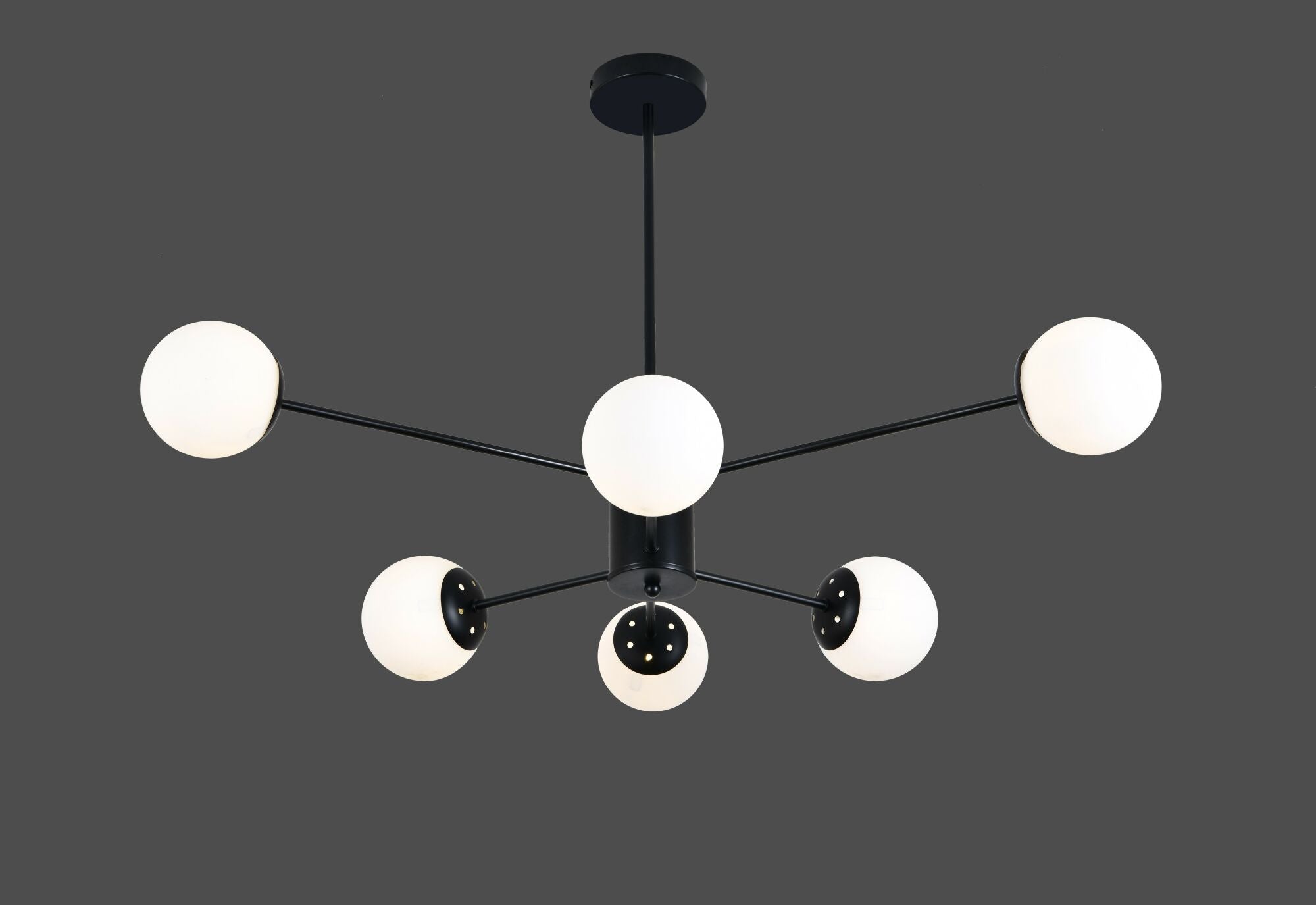 Pendul LED cu Telecomandă Giuditta, 48W, Lumină Caldă/Neutră/Rece, Negru/Alb - AdeHouse — Finisaje și Iluminat Premium.