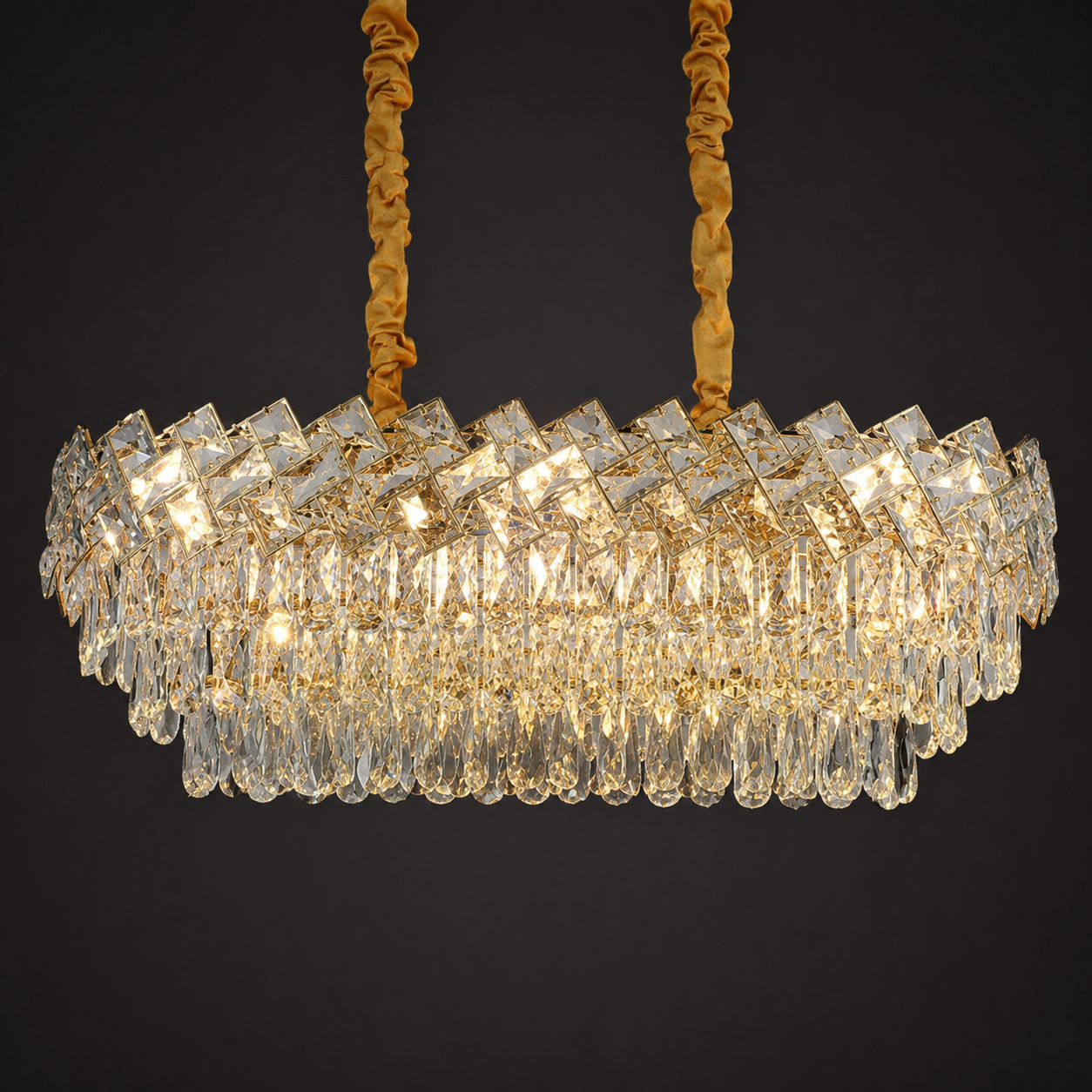 Candelabru Cristal Orabela 60W, Design Modern