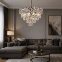 Candelabru Cristal Feronia, Ø40 cm - AdeHouse — Finisaje și Iluminat Premium.