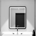 Oglindă LED Baie Amberly II, Buton Touch, Dimabilă