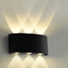 Aplică LED Exterior, Celestina 3, 6W, IP65, Lumină Caldă, Negru