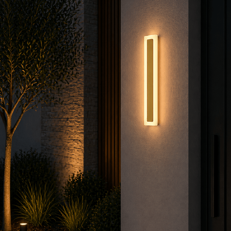 Aplică LED Exterior, Juliana 3, 16W, 600×80 mm, Lumină Caldă, Auriu