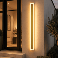 Aplică LED Exterior, Lavinia 3, 32W, 1200×80 mm, Lumină Caldă - AdeHouse — Iluminat Modern la Preț Bun