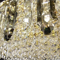 Candelabru Cristal Gaudenzia, 60W, Auriu - AdeHouse — Finisaje și Iluminat Premium.