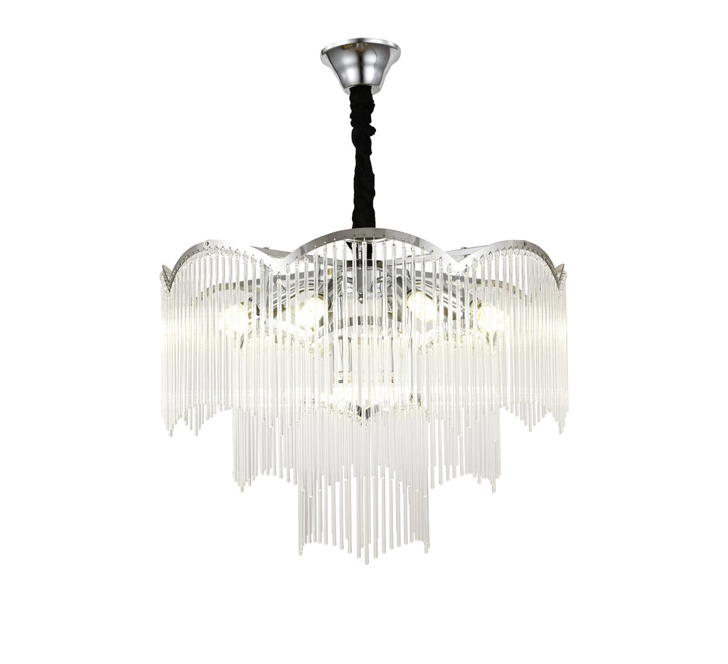 Candelabru Modestina, 60W, Crom - AdeHouse — Finisaje și Iluminat Premium.