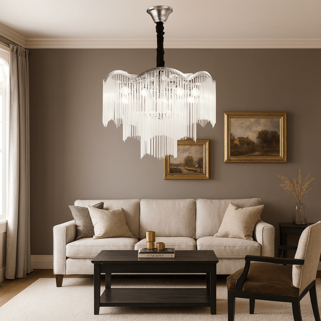 Candelabru Modestina, 60W, Crom - AdeHouse — Finisaje și Iluminat Premium.