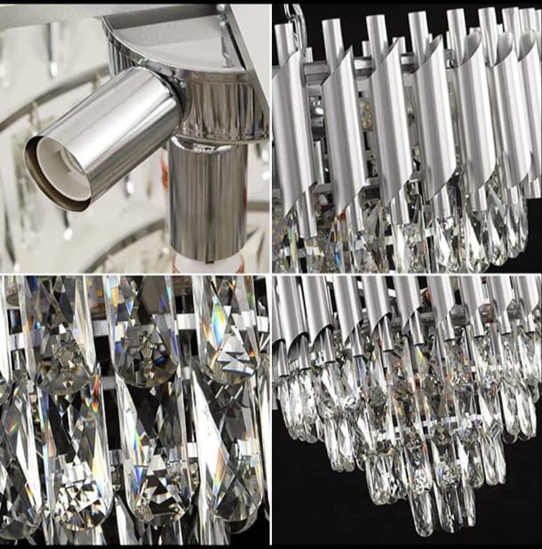 Candelabru Cristal Zabrina, Design Modern