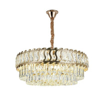 Candelabru Cristal Coralie, Auriu - AdeHouse — Finisaje și Iluminat Premium.