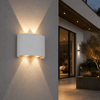 Aplică LED Exterior, Natalia 3, 4W, IP65, Lumină Caldă, Alb